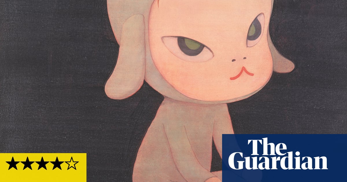 Yoshitomo Nara review: cutesy terrors swear, smoke, play guitar and burn down houses