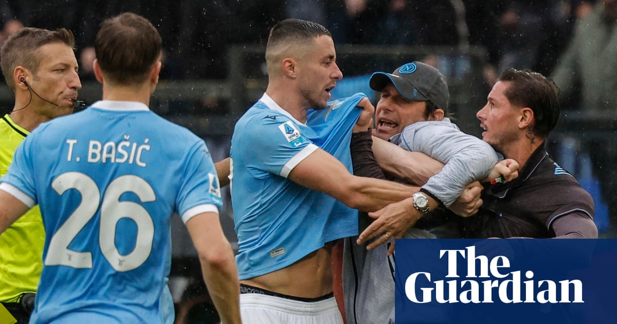 European football: Napoli hold off Lazio in fiery contest with three red cards