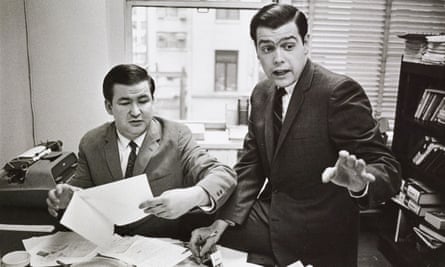 Pat J Buchanan, left, and Dwight Chapin in 1968.