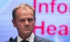 Chequers plan is dead, says Tusk as Macron calls Brexiters liars