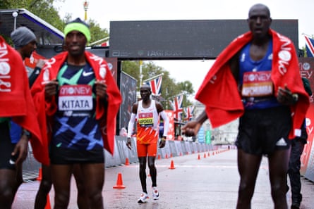 Eliud Kipchoge suffered a rare off day and could only finish fifth.