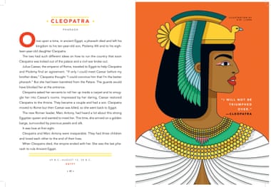 Queen Cleopatra in Good Night Stories for Rebel Girls.