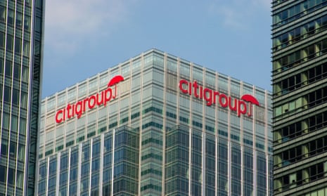 Citigroup in Canary Wharf, London