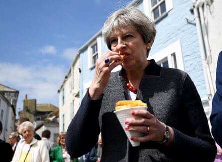 May takes a bite from a chip