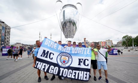 Manchester City fans pour into Istanbul ready to see off ‘City-itis’