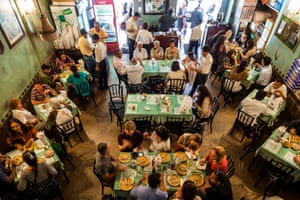 How Darjeeling Categorical and Dishoom put a recent spin on custom to shift the tastes of contemporary Britain | Drink exterior the field 8 High view of bustling Bombay restaurant