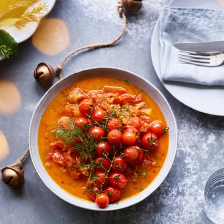 Tamatar ka tak – tomatoes with mustard and garlic.