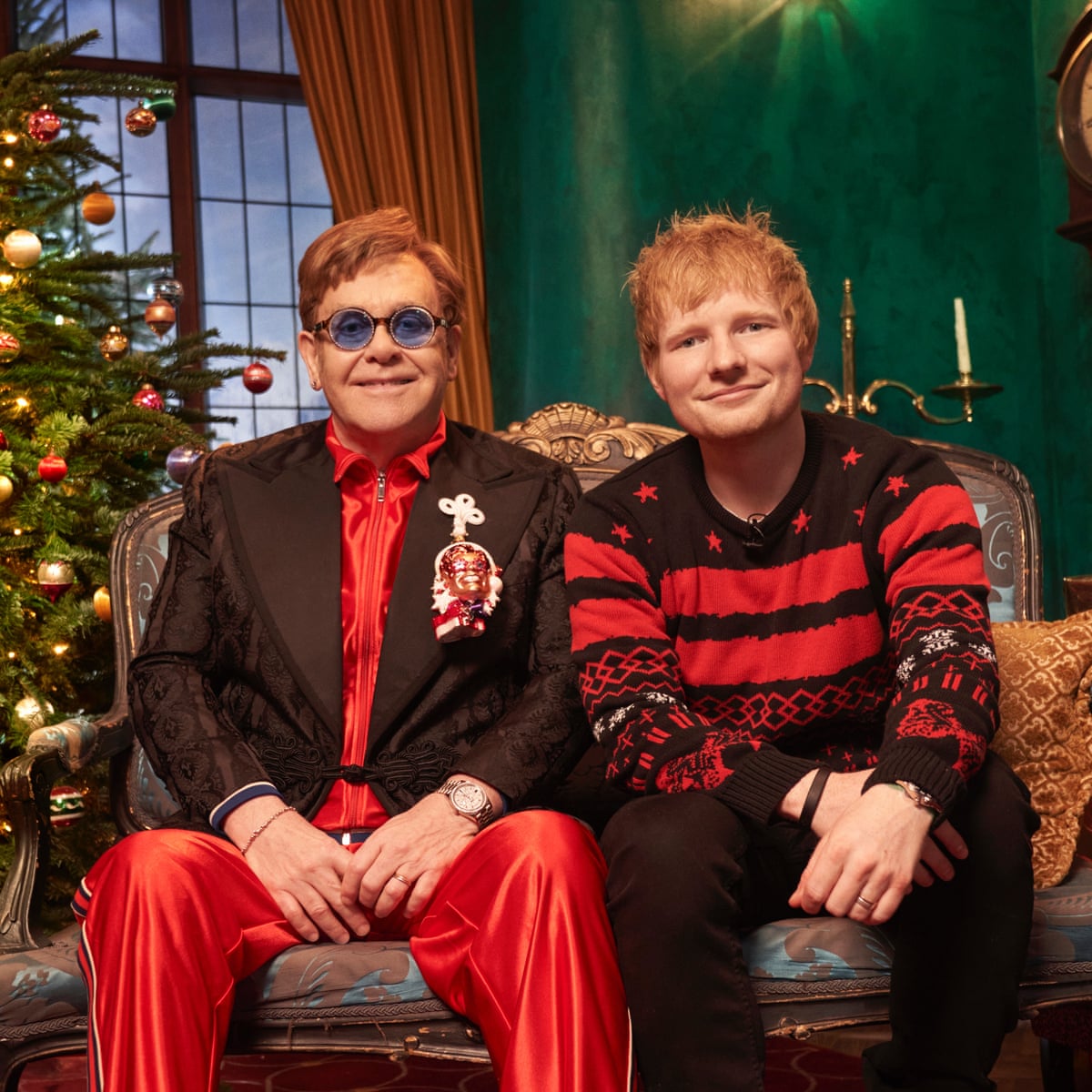 Ed Sheeran & Elton John: Merry Christmas review – an overstuffed, undercooked turkey | Ed Sheeran | The Guardian