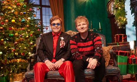 ‘Rich in bonhomie and derivative in tune’ … Elton John and Ed Sheeran.