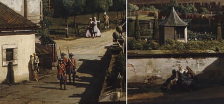 details from The Fortress of Königstein: Courtyard with the Brunnenhaus, 1756-8.