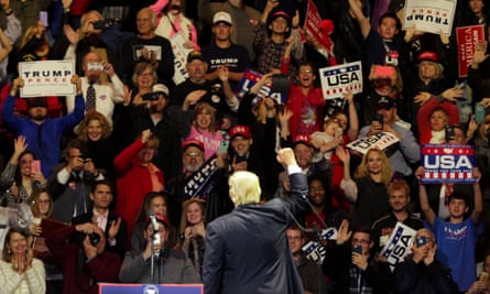 The event came at the start of an unprecedented victory tour where Trump will hold campaign-style rallies across the country.