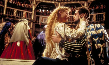 ‘All the world’s a stage’: with Gwyneth Paltrow in 1998’s Shakespeare in Love.