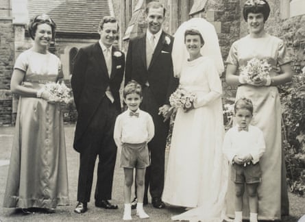 Ann after her wedding to her first husband Martin Last, at St Marys Church in East Sheen.