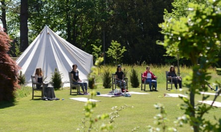 A meditation retreat in Sussex: wellness has moved into the great outdoors