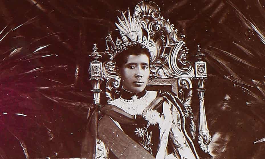 A photograph of Ranavalona III found in a box cleared out of a Guildford attic