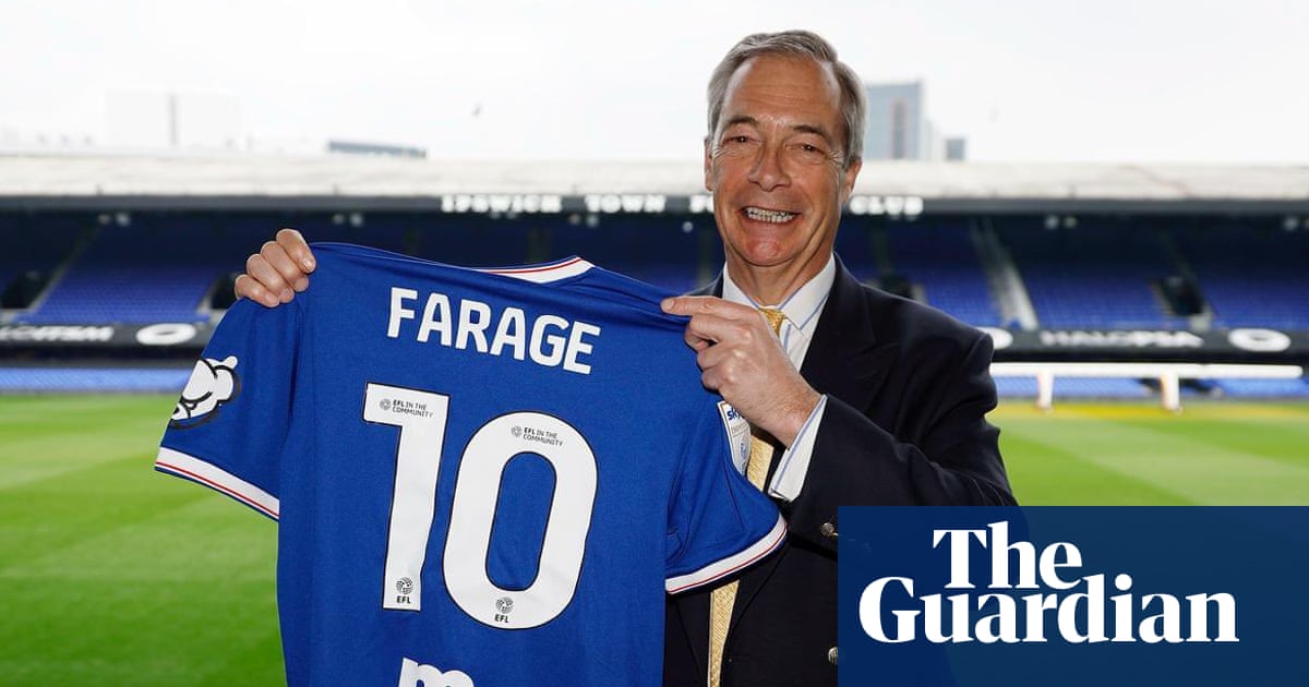 Ipswich fans ‘disgusted and ashamed’ after Nigel Farage photo opportunity at Portman Road