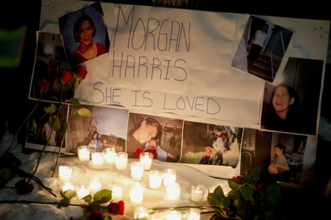 A memorial for Morgan Harris