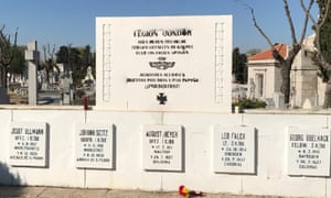 The now demolished monument to the Condor Legion in Madrid.