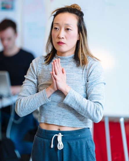 Gabby Wong in Pah-La rehearsals.