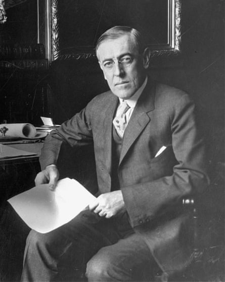 Woodrow Wilson, the 28th US president.