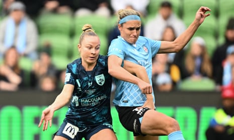 Hannah Wilkinson of Melbourne City (right) was replaced in the Grand Final after a match to forget.