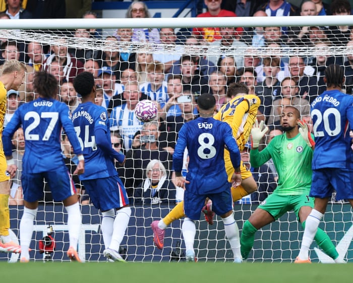 Maxim De Cuyper and Danny Welbeck pounce late as Brighton punish 10-man Chelsea