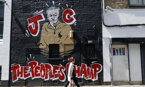 A Jeremy Corbyn mural in Camden, London.