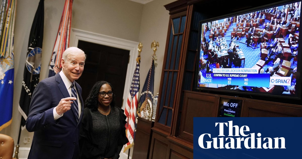 Ketanji Brown Jackson Makes History As First Black Woman Confirmed To Us Supreme Court Ketanji Brown Jackson The Guardian Ketanji Brown Jackson Makes History As First Black Woman Confirmed To Us Supreme Court Ketanji Brown Jackson The Guardian