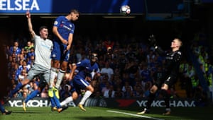Alvaro Morata connects Cesar Azpilicueta’s perfect cross to score the second and seal the points.