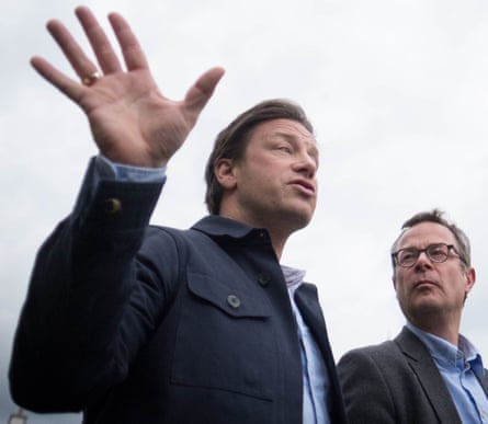 Jamie Oliver (left) and Hugh Fearnley-Whittingstall