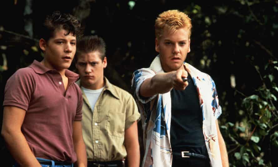 ‘This is an asshole to the marrow of his bones’ ... Kiefer Sutherland as Ace Merrill (right).