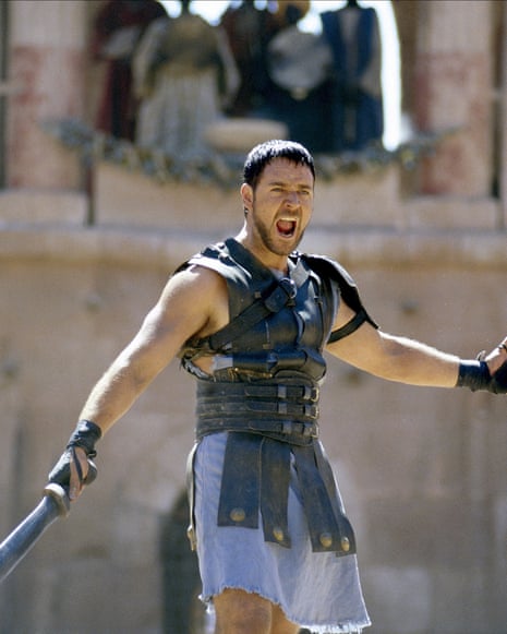 Russell Crowe in Gladiator, 2000.