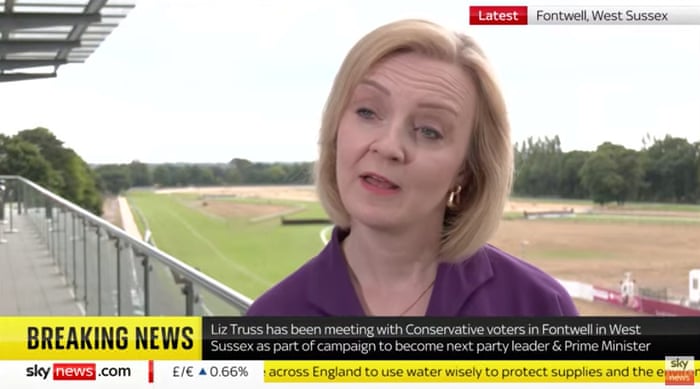 Liz Truss on Sky News