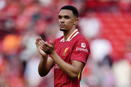 Trent Alexander-Arnold applauds