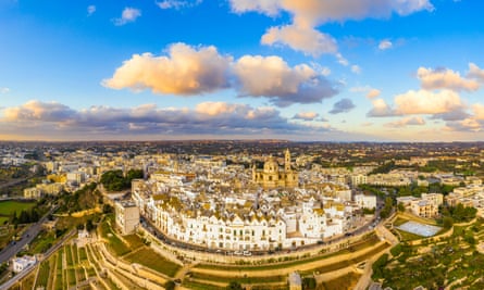 Locorotondo has great views over the Valle d’Itria.