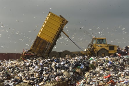The landfill site in Mucking, pictured in 2000.
