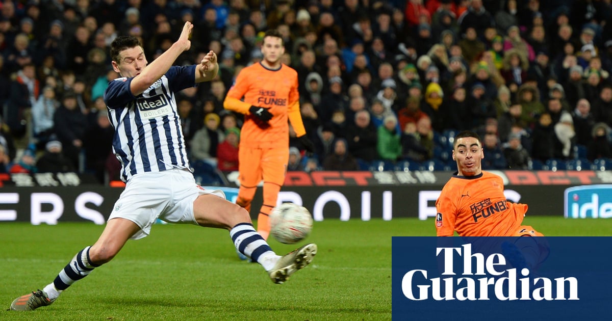 Miguel Almiróns first-half double eases Newcastle through at West Brom