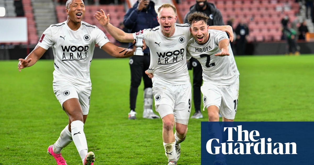 ‘My players deserve this’: Boreham Wood turn focus to Lampard’s Everton