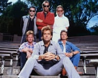 ‘Bob Zemeckis said the demo wasn’t upbeat enough’ … Huey Lewis and the News in 1984.