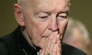 Theodore McCarrick resigned as a cardinal last month, but says that he is innocent. 3000.jpg?width=300&quality=85&auto=forma