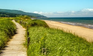 Beach on Cape Breton, Canada