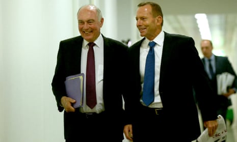Warren Truss and Tony Abbott