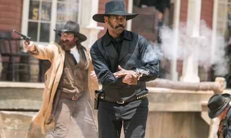 Crying out to be centre-stage ... Denzel Washington in The Magnificent Seven (2016). 