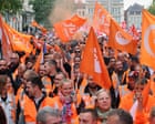 Strike action across France as hundreds of thousands join protests