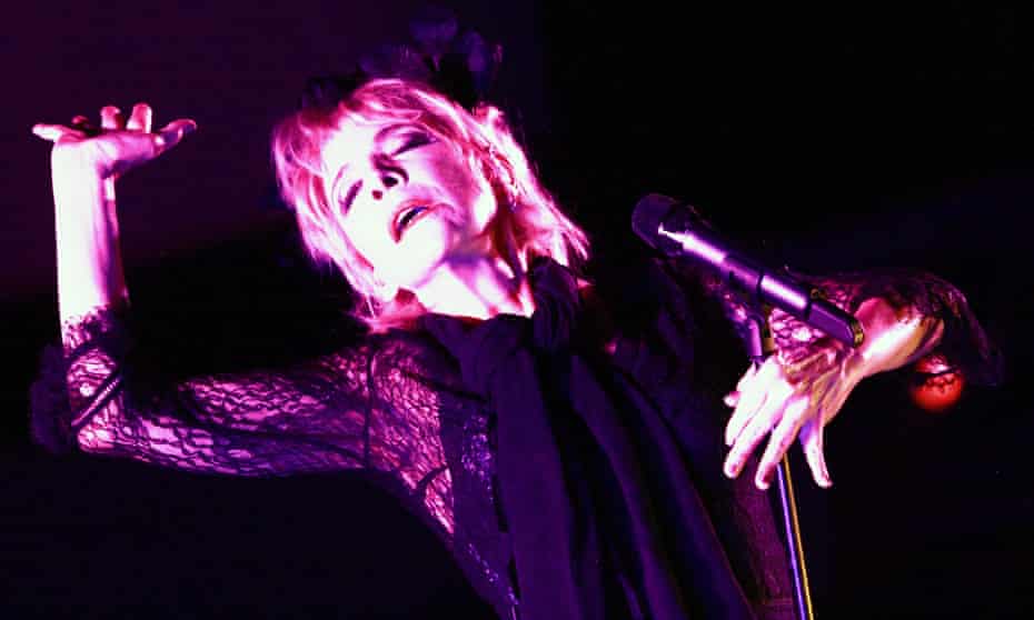 Julee Cruise performs during the sixth annual Twin Peaks UK festival in London, 2015.