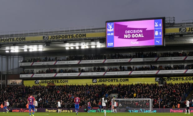 VAR ruled out a goal from James Tomkins before the break.
