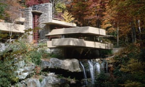 Frank Lloyd Wrightâs Fallingwater House in Mill Run, Pennsylvania, was completed in 1939