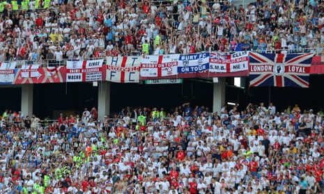 Fans at the England v Panama