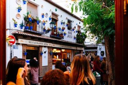 Tapas often comes free with a drinks order in Granada.