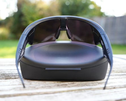 The view through the back of the Oakley Meta Vanguard.